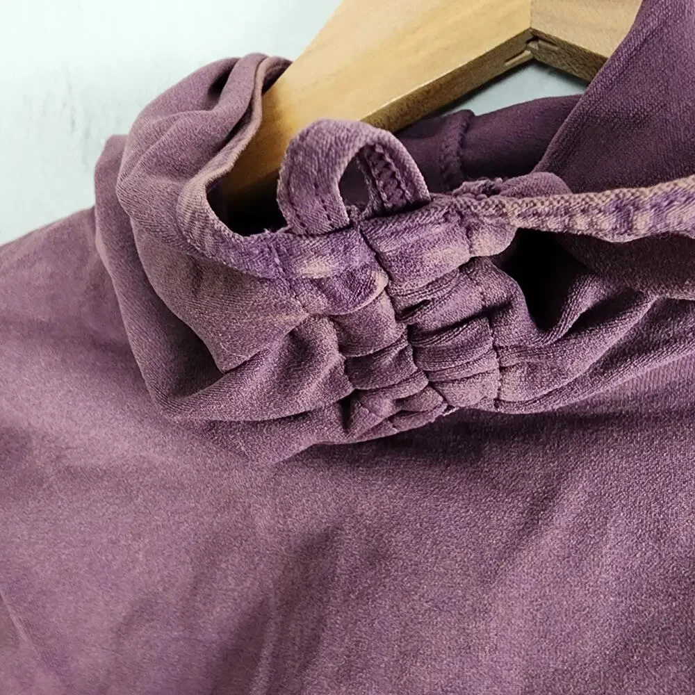 Free People Movement Good Karma Long Sleeve Hoodie Nutmeg Brown XS/S Rare